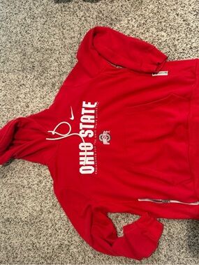 Nike Red Ohio State Pullover Hoodie